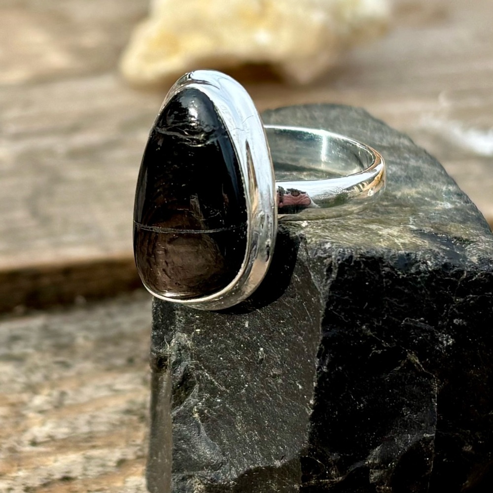 New! Hypersthene Ring - image 7